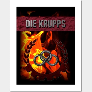 Die Krupps - On Fire. Posters and Art